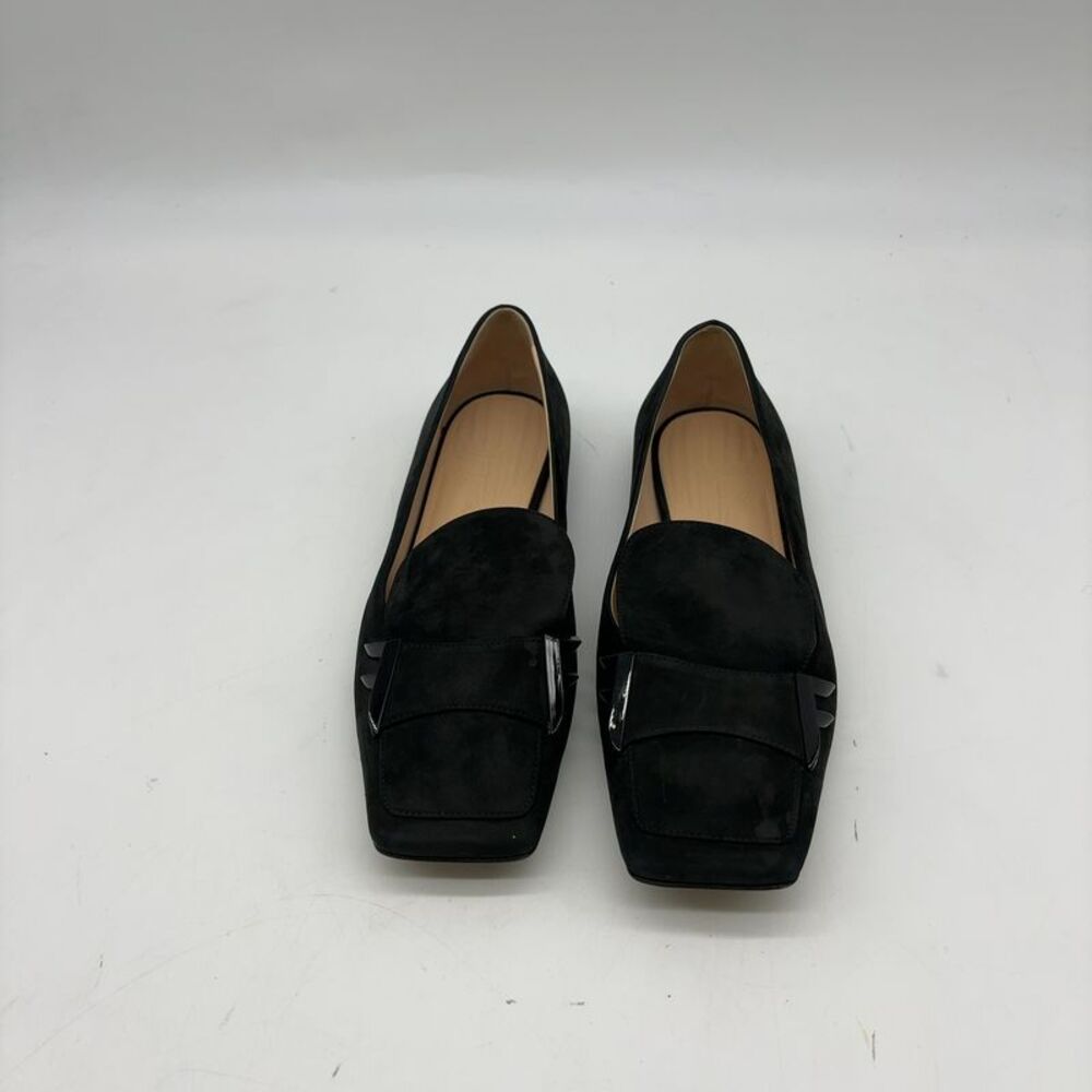Fendi Black Suede Loafers